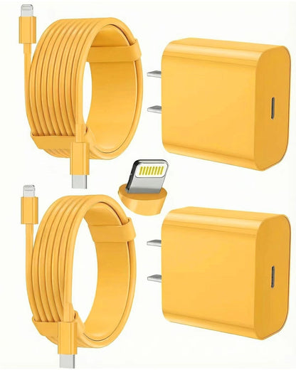 iPhone Charger Fast Charging, USB C Charger Block, 6FT/10FT Lightning Cable