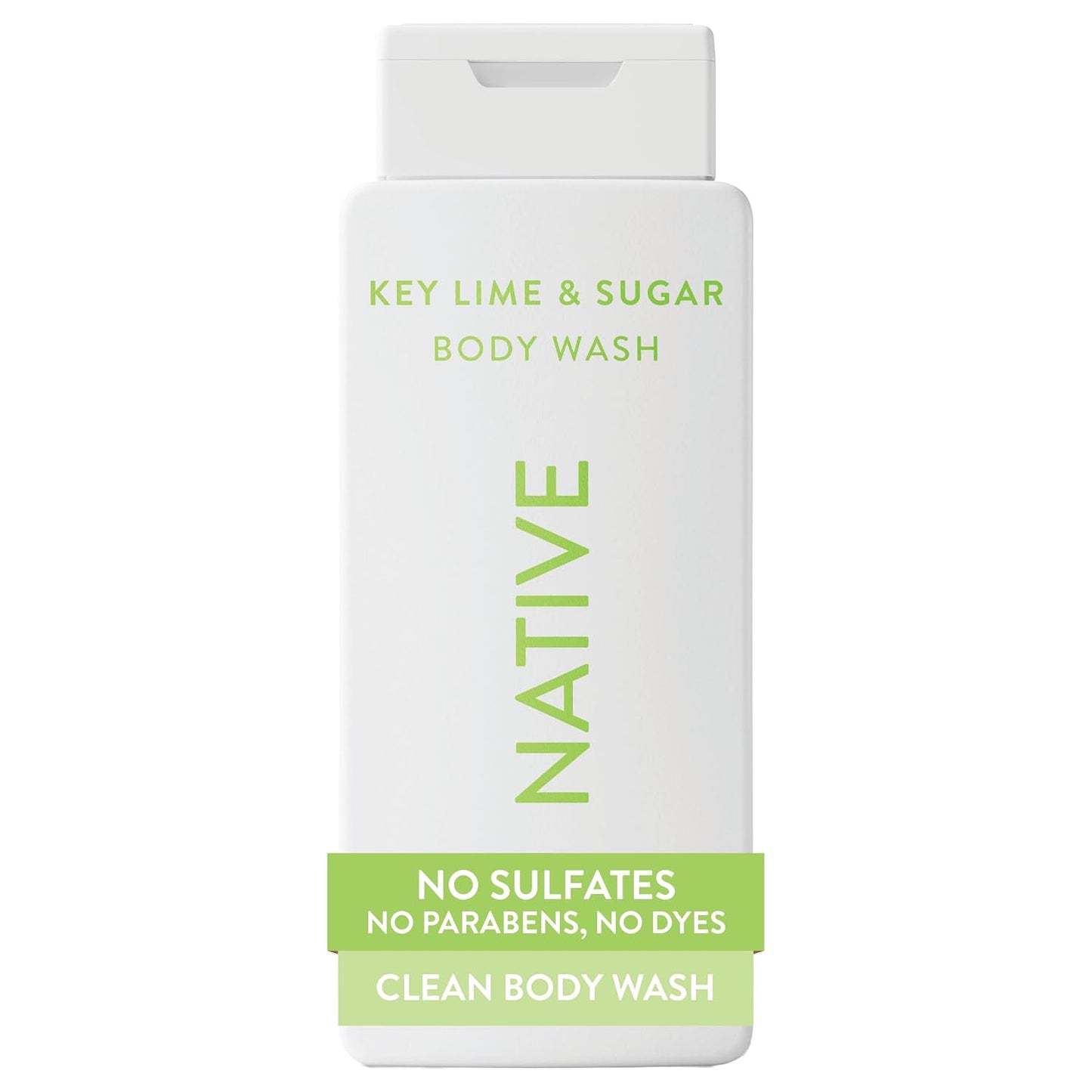 Native Clean Body Wash, Gentle & pH-balanced for Sensitive Skin, 24-Hr Freshness for Women & Men, Vegan & Cruelty-Free, Free of Sulfates, Parabens & Phthalates, Cashmere & Rain, 18 fl oz