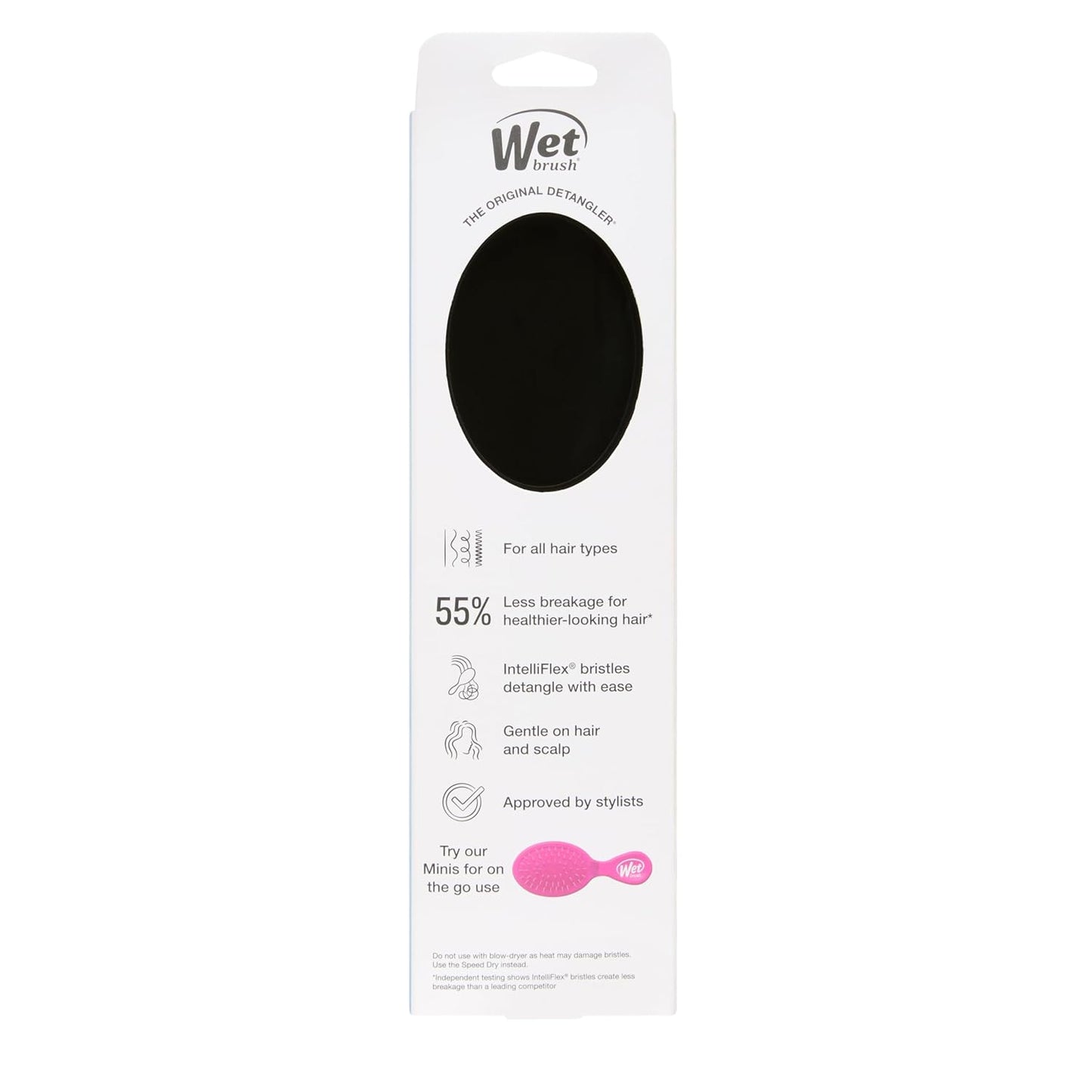 Wet Brush Original Detangler Hair Brush, Sky, For All Hair Textures