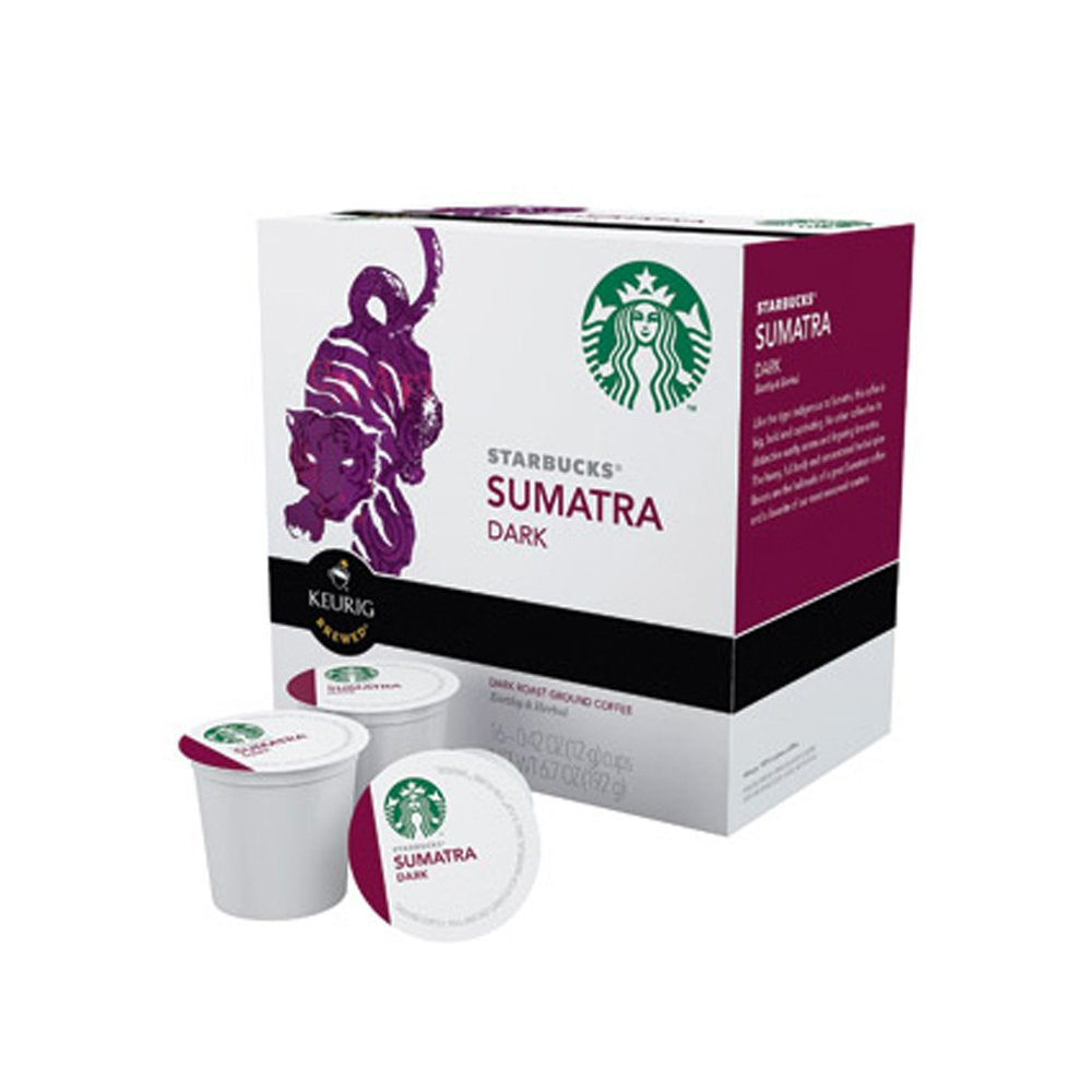 Starbucks K-Cup Coffee Pods, Dark Roast Hot or Iced Coffee, French Roast, 96 Keurig Pods