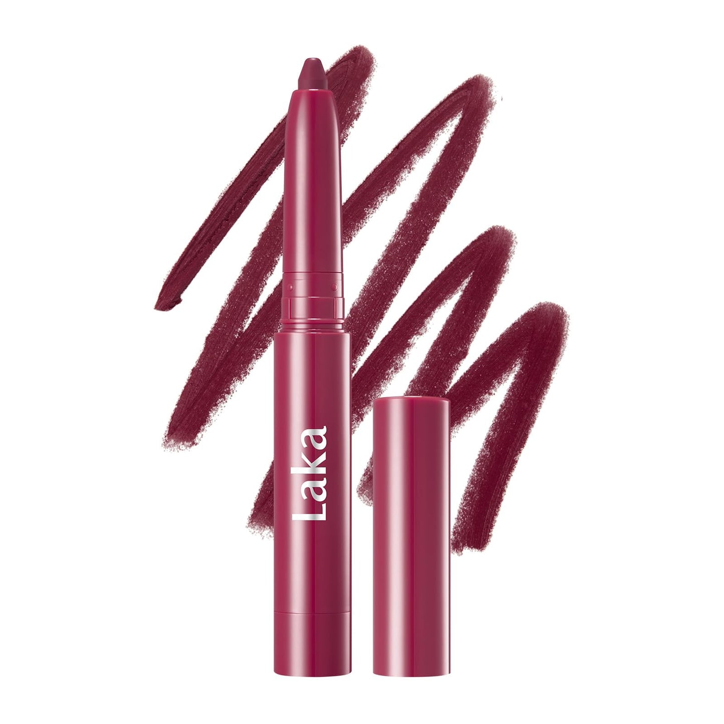 Laka Lip Liner - Smooth & Blendable Soft Matte Lip Contour Pencil for Shaping & Overlining Lips | Waterproof Formula, Oil-Cleanse Off, Long-Lasting Wear | #01 Bare Memory (Warm Beige)