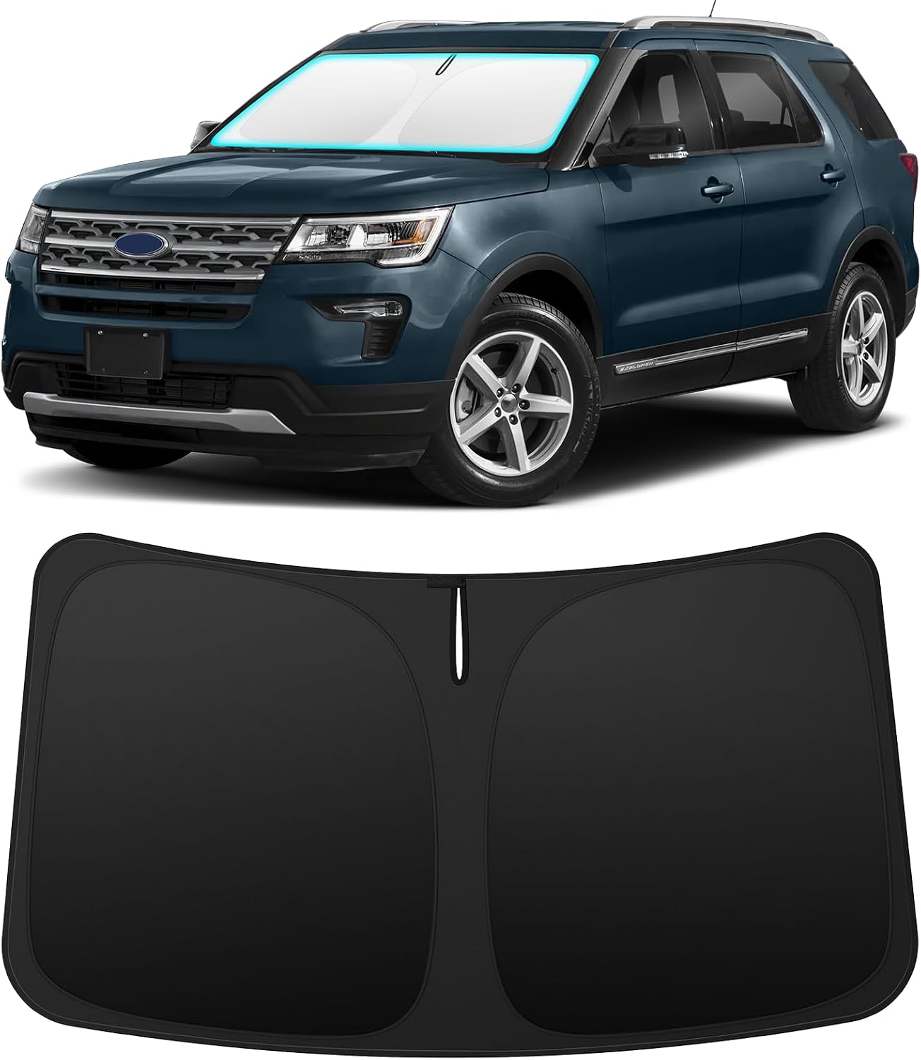 INSAUTO Custom Fit Windshield Sun Shade for Nissan Frontier 2005-2021