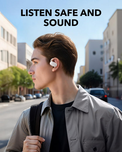 Soundcore V20i by Anker Open Ear Earbuds, Open Ear Headphones True Wireless