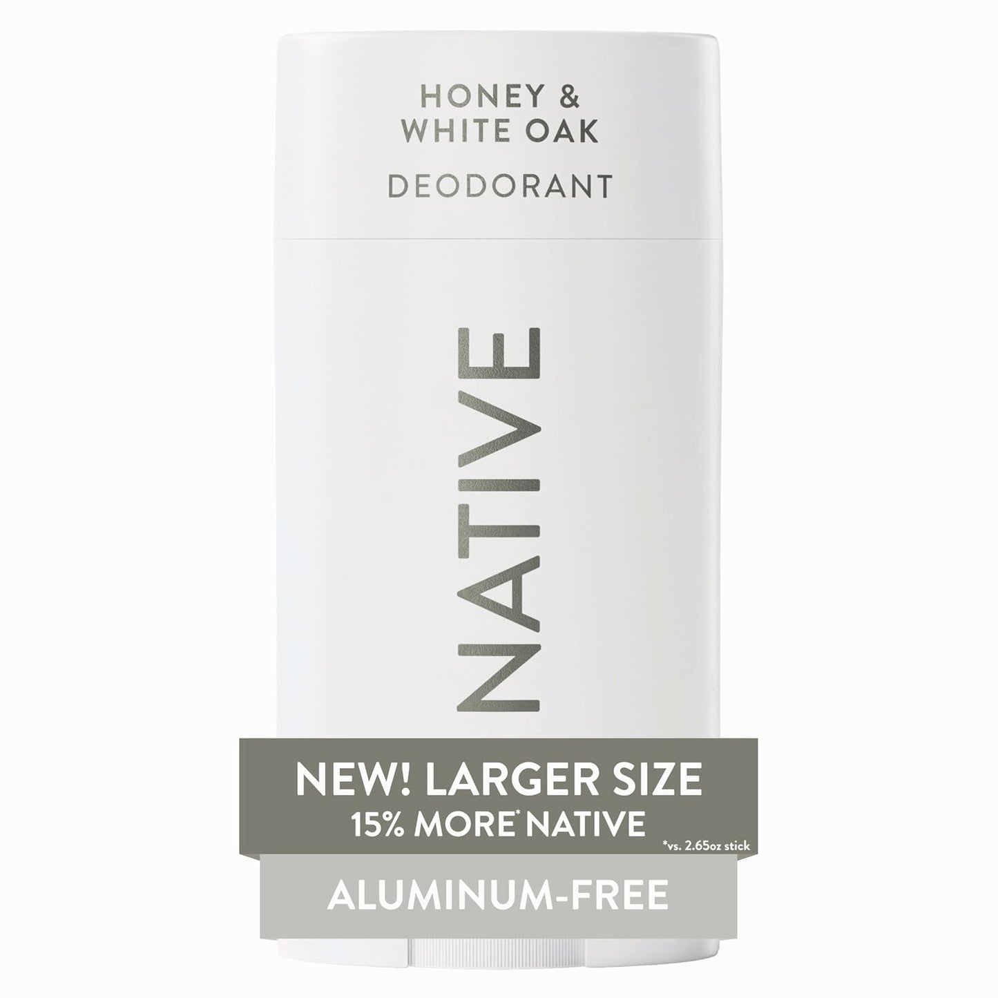 Native Aluminum Free Deodorant, Ocean & Timber, Large Size Stick, 72 Hour Odor Control, for Women & Men, Contains Naturally Derived Ingredients, 3.1 oz