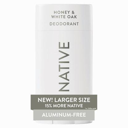 Native Aluminum Free Deodorant, Ocean & Timber, Large Size Stick, 72 Hour Odor Control, for Women & Men, Contains Naturally Derived Ingredients, 3.1 oz