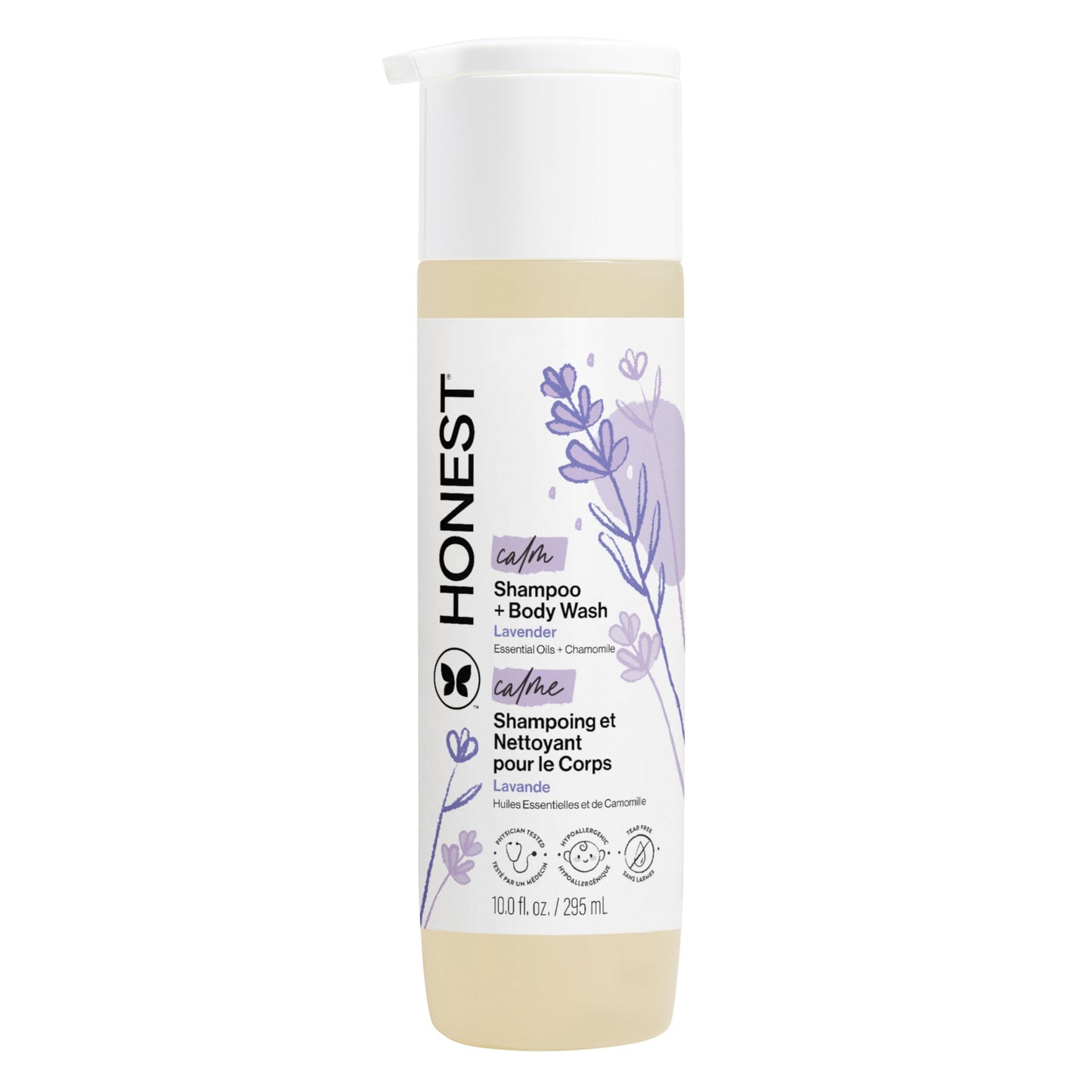 The Honest Company Shampoo & Body Wash, Tear-Free, Fragrance-Free, 10 fl oz