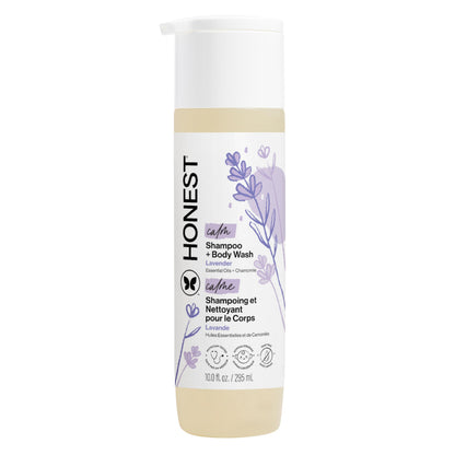 The Honest Company Shampoo & Body Wash, Tear-Free, Fragrance-Free, 10 fl oz