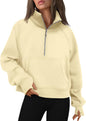 AUTOMET Womens Sweatshirts Half Zip Fleece Pullover Fall Outfits