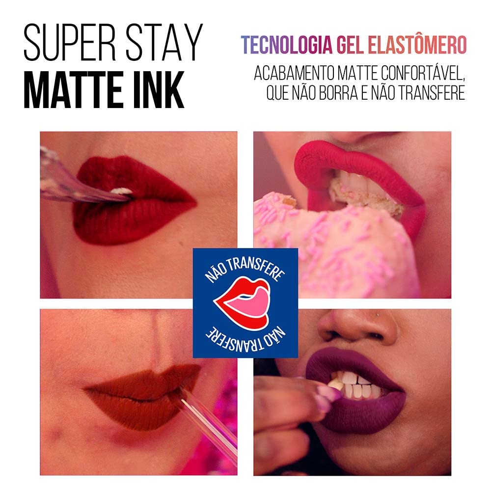 Maybelline Super Stay Matte Ink Liquid Lipstick Makeup, Long Lasting High Impact Color, Up to 16H Wear, Mover, Brown, 1 Count, Packaging May Vary