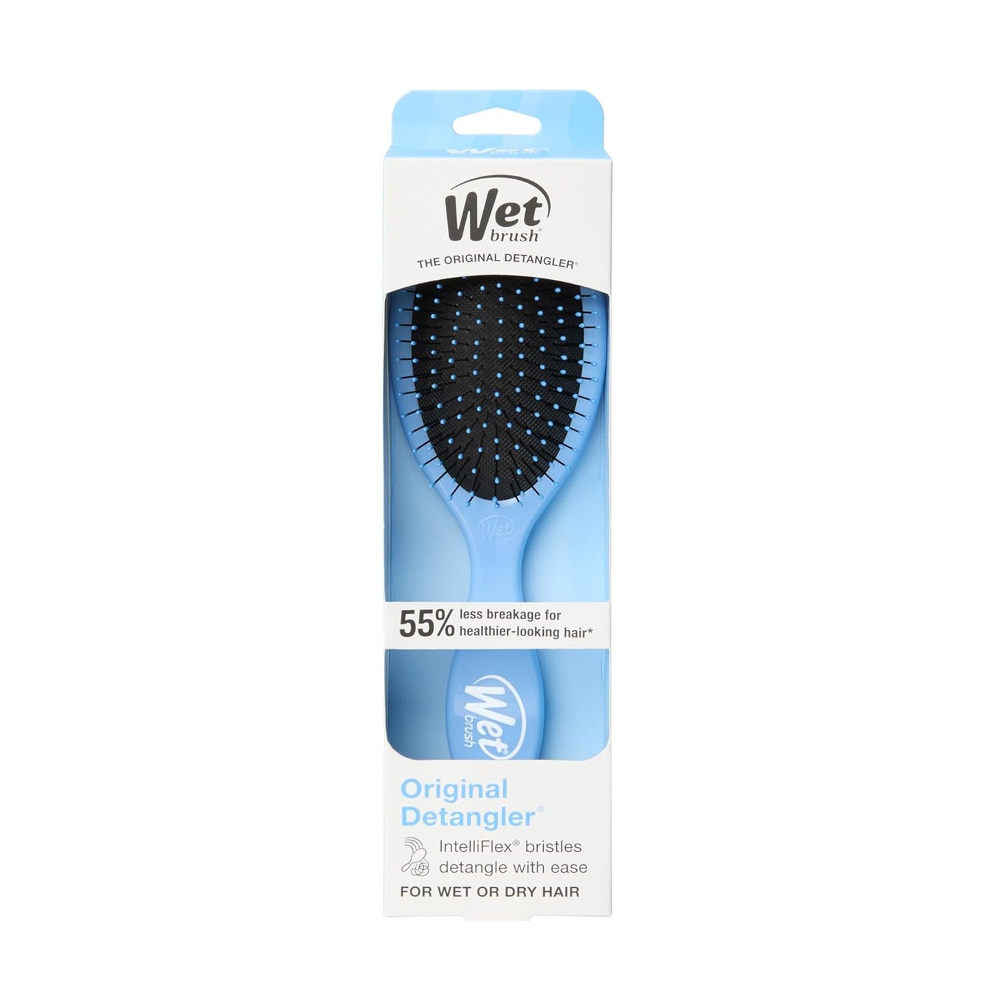 Wet Brush Original Detangler Hair Brush, Sky, For All Hair Textures