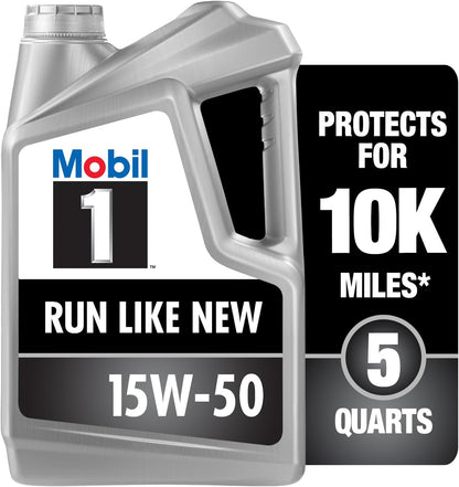 Mobil 1 European Car Formula Full Synthetic Motor Oil 0W-40, 5 Quart
