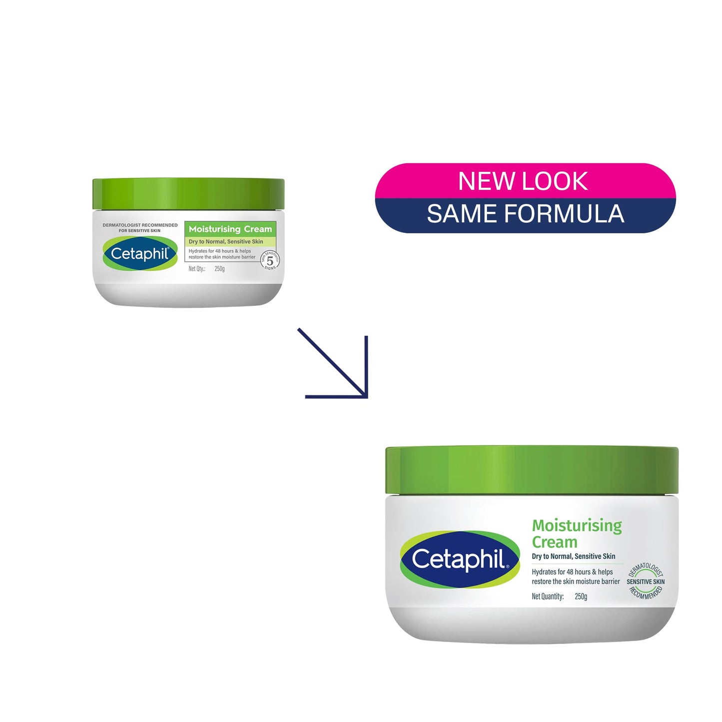 Cetaphil Moisturizing Cream Sensitive Skin, Fragrance Free, 3oz, 3ct
