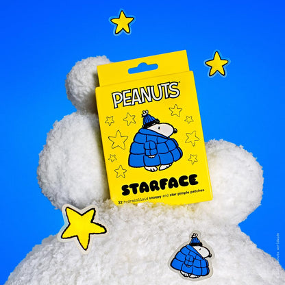 Starface Hydro-Star® Snoopy Red Puffer Hydrocolloid Pimple Patch, 32 ct
