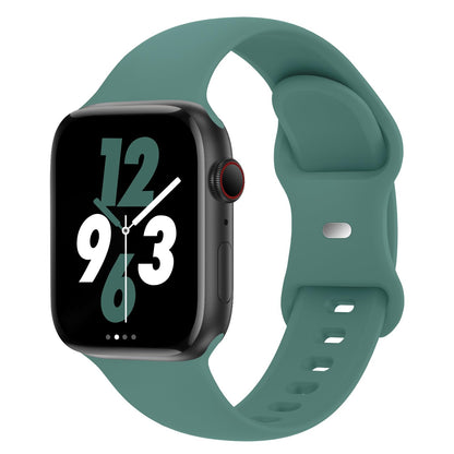 Sport Band Compatible with Apple Watch 38mm 40mm 41mm 42mm 44mm 45mm 46mm 49mm, Replacement Soft Silicone Strap Wristbands for iWatch Series 11/10/9/8/7/6/5/4/3/2/1 Ultra SE Women Men, Space Gray