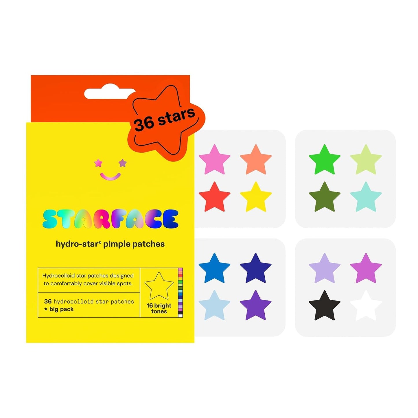 Starface Hydro-Star® Snoopy Red Puffer Hydrocolloid Pimple Patch, 32 ct