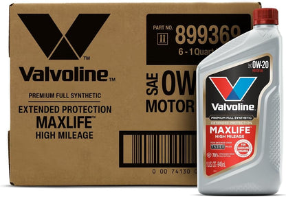 Valvoline MaxLife High Mileage 5W-30 Synthetic Blend Motor Oil 5 Quart