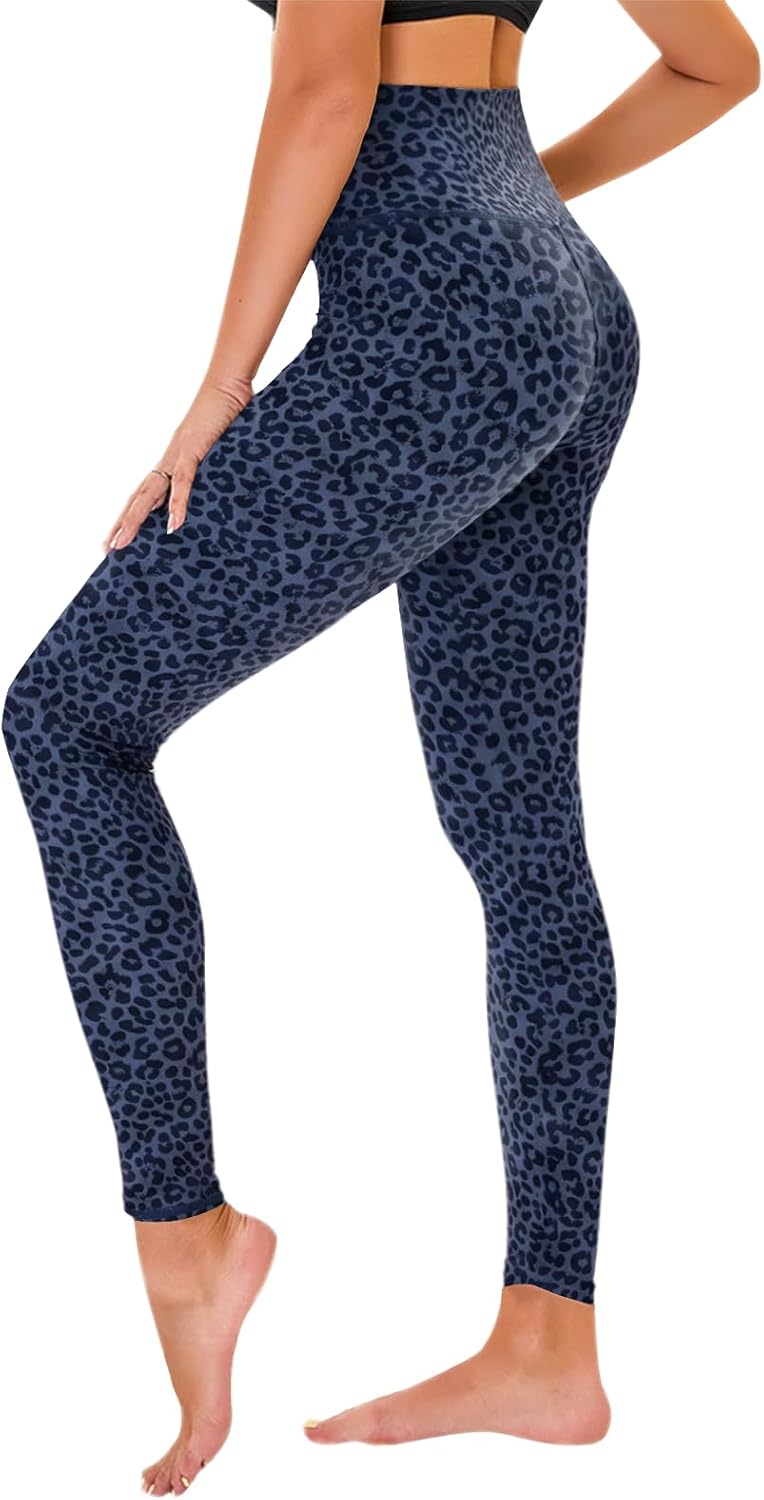 TNNZEET High Waisted Leggings for Women - No See Through Tummy Control Cycling Workout Yoga Pants with Pockets Reg & Plus