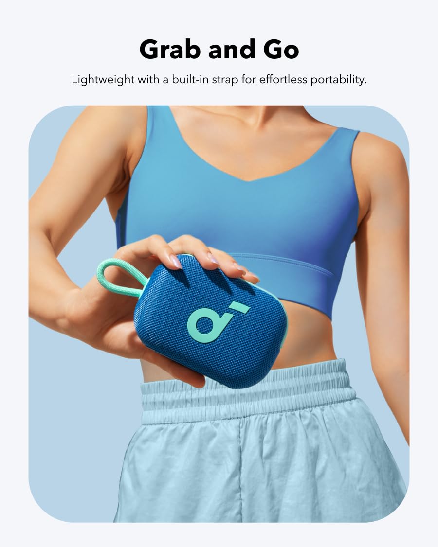 Soundcore Select 4 Go Bluetooth Shower Speaker by Anker, IP67