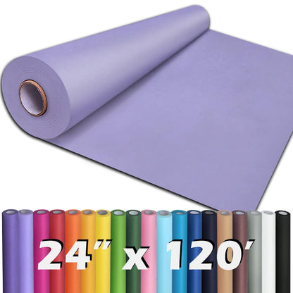 PerkHomy Brown Kraft Paper Roll 36" x 1,440" (120') for Craft Bulletin Board Paper Art Table Covering Crafting Gift Wrapping Bouquet Packing Parcel 70GSM 50LB (Brown, 36" x 120')