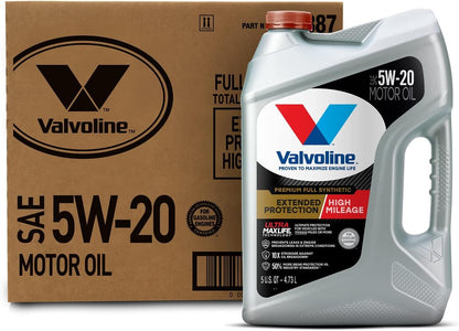 Valvoline MaxLife High Mileage 5W-30 Synthetic Blend Motor Oil 5 Quart