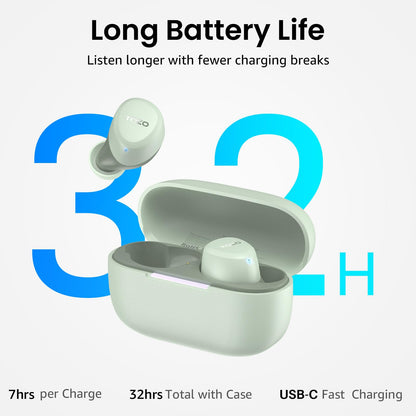 TOZO A1 Wireless Earbuds Bluetooth 5.3 Light Weight in Ear Headphones