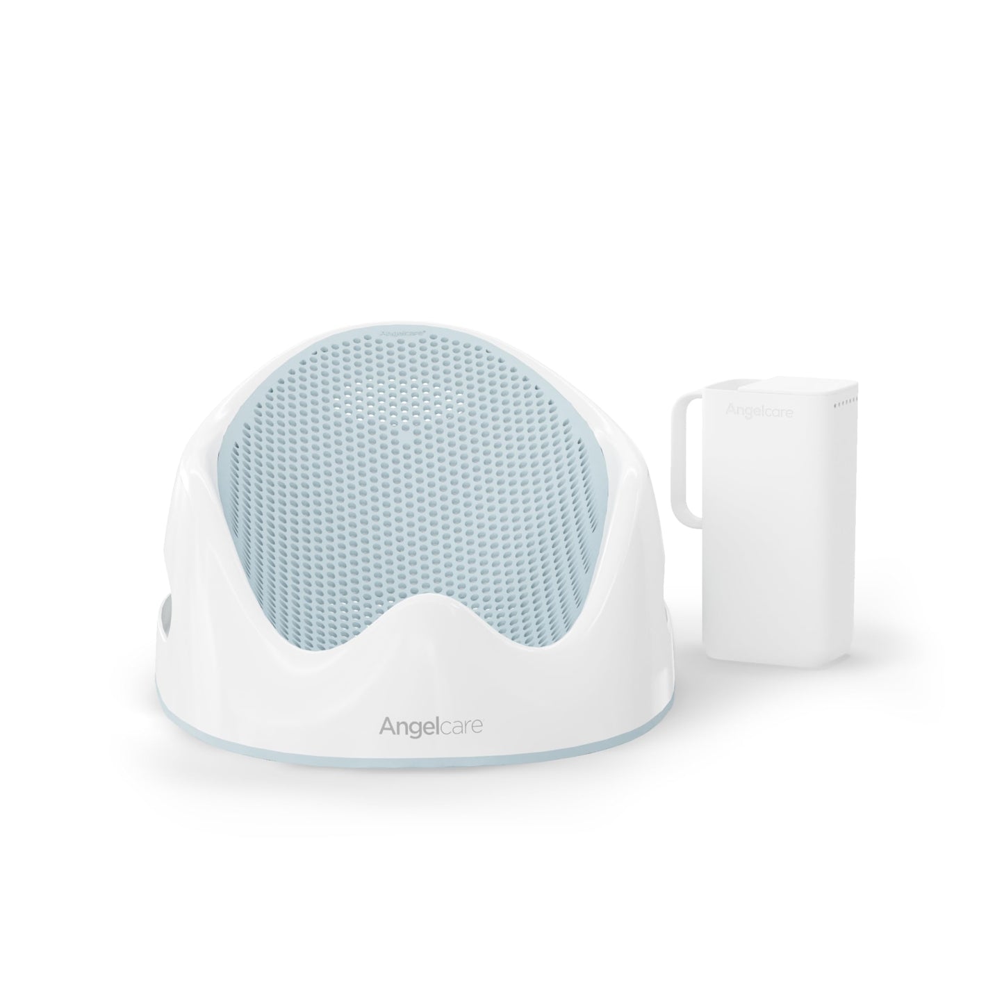 Angelcare Soft-Touch Baby Bath Support & Rinser Bundle, Aqua