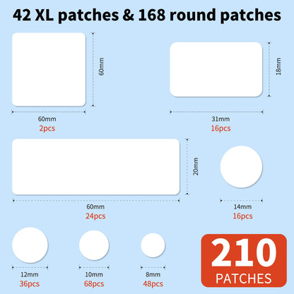 Daolyo 6 Sizes 142 Counts Large Acne Pimple Patches for Face