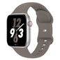 Sport Band Compatible with Apple Watch 38mm 40mm 41mm 42mm 44mm 45mm 46mm 49mm, Replacement Soft Silicone Strap Wristbands for iWatch Series 11/10/9/8/7/6/5/4/3/2/1 Ultra SE Women Men, Space Gray