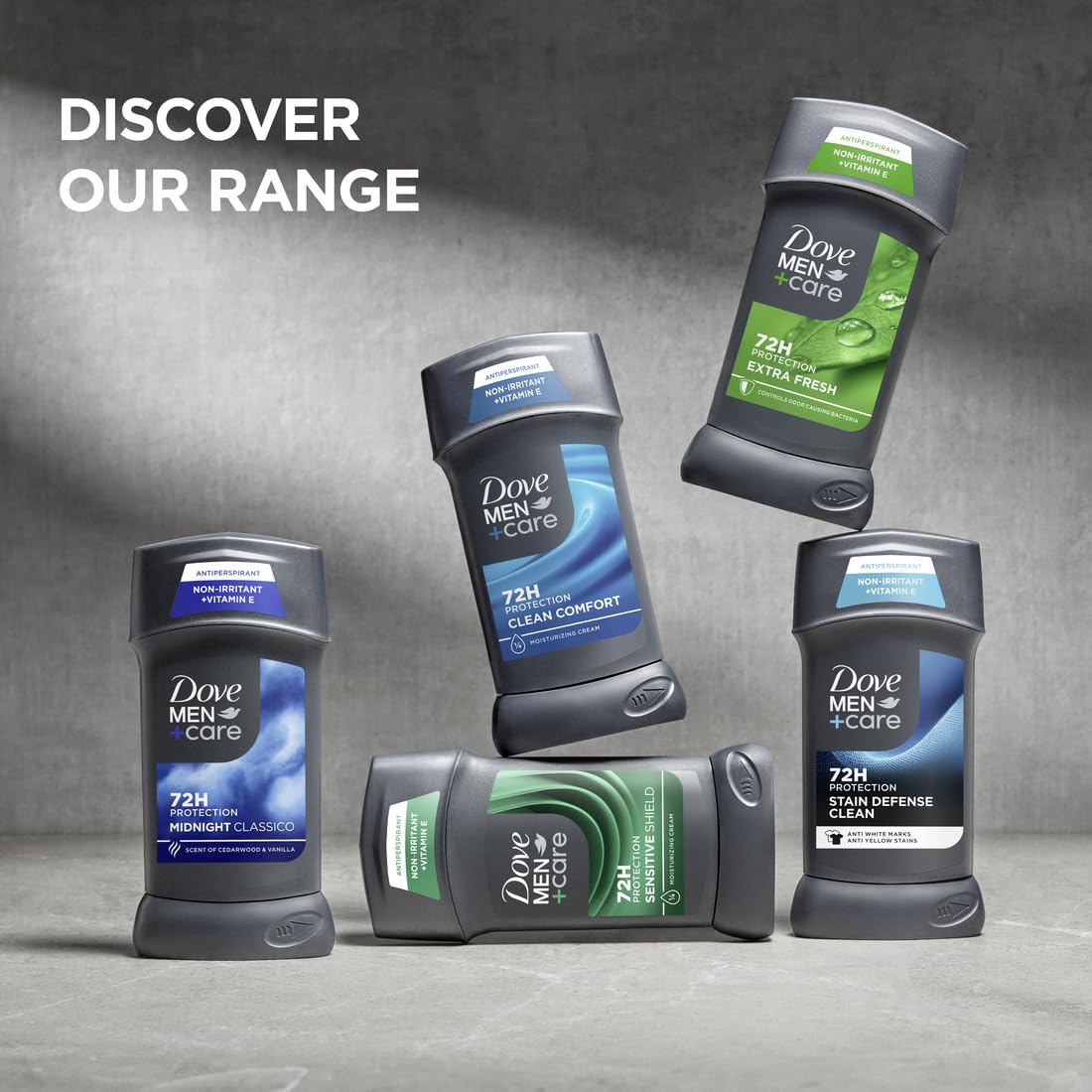 DOVE MEN + CARE Antiperspirant Deodorant Stick Clean Comfort Twin Pack 72-Hour Sweat & Odor Protection Antiperspirant for Men With 1/4 Moisturizing Cream 2.7 oz