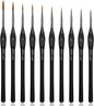 Golden Maple Detail Paint Brushes Set 10pcs