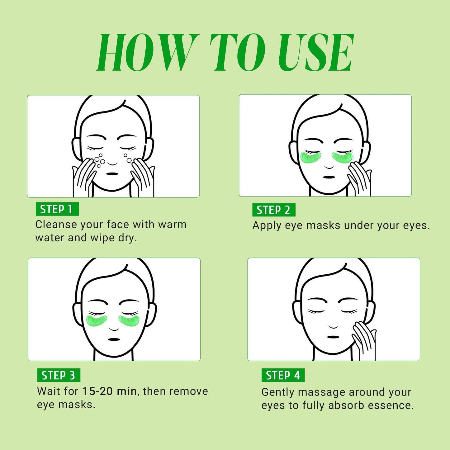 PEAUAMIE Under Eye Patches Gold and Hyaluronic Acid for puffy eyes,Rose Eye Masks for Dark Circles and Puffiness skin care Smooth Wrinkles products 30 Pairs