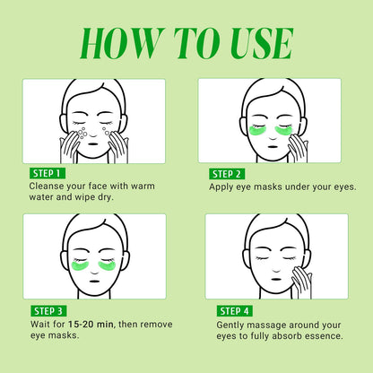 PEAUAMIE Under Eye Patches Gold and Hyaluronic Acid for puffy eyes,Rose Eye Masks for Dark Circles and Puffiness skin care Smooth Wrinkles products 30 Pairs