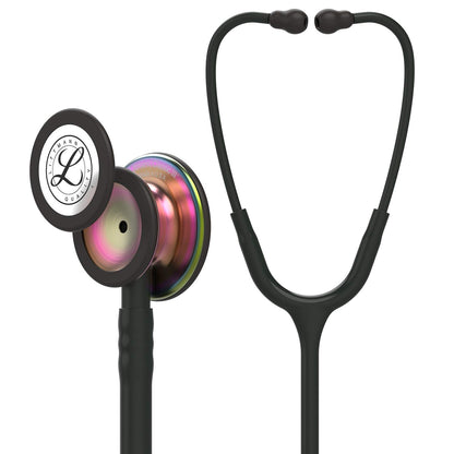 3M Littmann Classic III Monitoring Stethoscope, 5803, More Than 2X as Loud, Weighs Less, Stainless Steel Black-Finish Chestpiece, 27" Black Tube, Stem and Headset