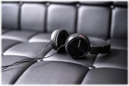 Sony ZX Series Wired On-Ear Headphones, White MDR-ZX110