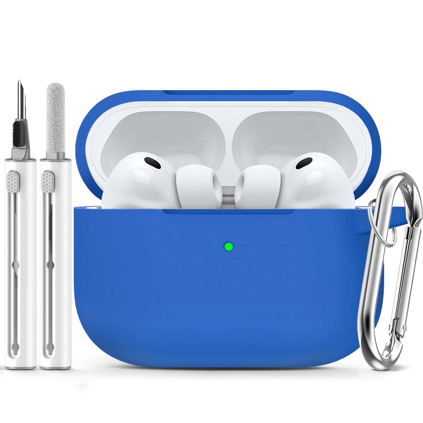 Ljusmicker for AirPods 4 Case 2024 with Cleaner Kit,Milk Tea
