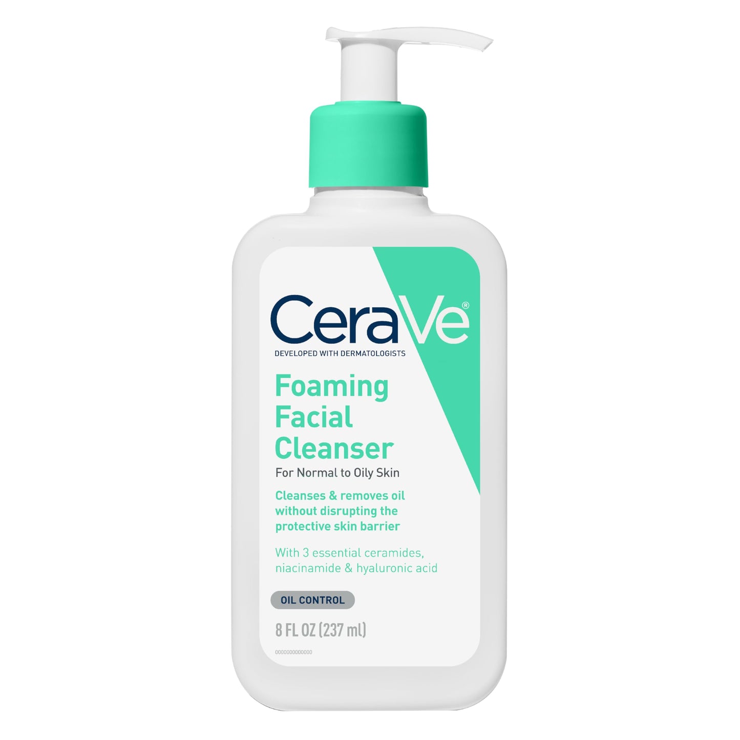CeraVe Foaming Facial Cleanser, Face Wash for Oily Skin, 16fl oz