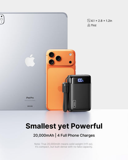 INIU Portable Charger, Smallest 20000mAh 22.5W Fast Charging Power Bank