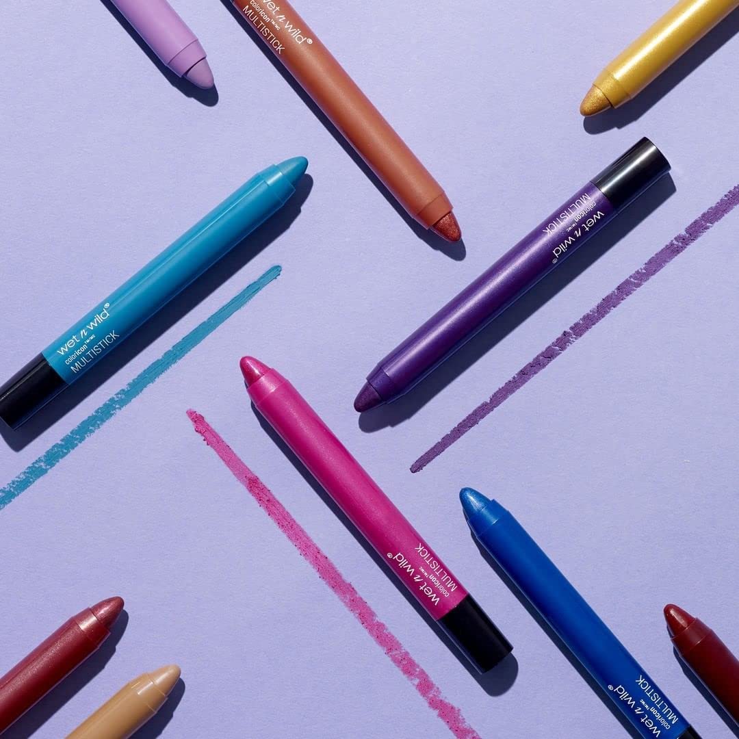 wet n wild Color Icon Cream Eyeliner Eyeshadow Multi-Stick, Moisturizing, Nourishing Velvety Cream-to-Powder Buildable & Blendable Formula, Cruelty-Free & Vegan - Brown Sugar