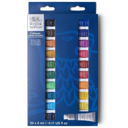 Winsor & Newton Cotman Watercolor Paint Set, Sketchers' Pocket Set