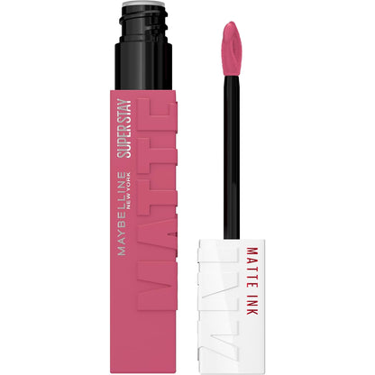 Maybelline Super Stay Matte Ink Liquid Lipstick Makeup, Long Lasting High Impact Color, Up to 16H Wear, Mover, Brown, 1 Count, Packaging May Vary