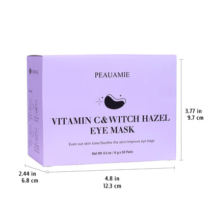 PEAUAMIE Under Eye Patches Gold and Hyaluronic Acid for puffy eyes,Rose Eye Masks for Dark Circles and Puffiness skin care Smooth Wrinkles products 30 Pairs