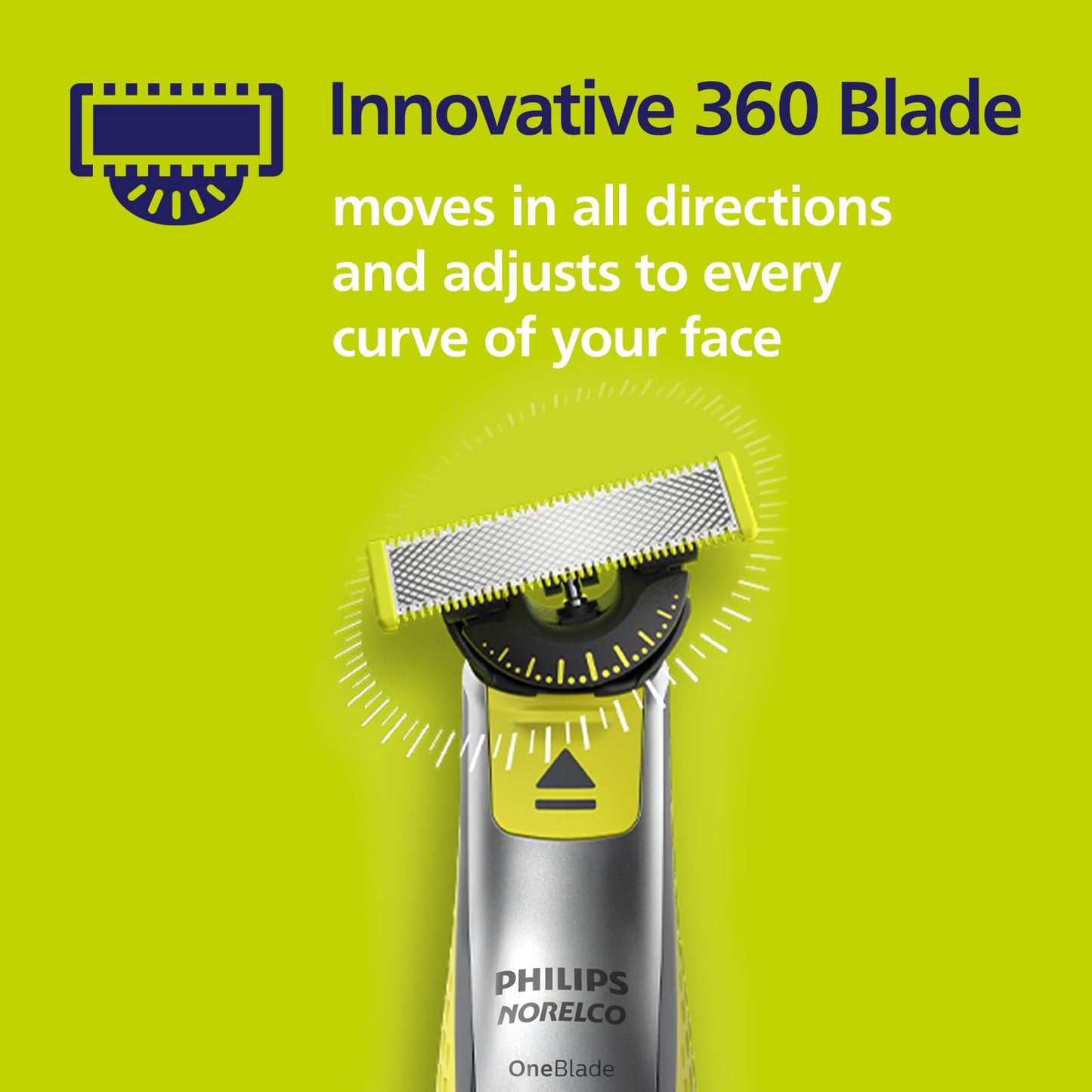 Philips Norelco OneBlade 360 Replacement Blades, 5 Pack