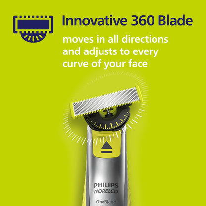 Philips Norelco OneBlade 360 Replacement Blades, 5 Pack