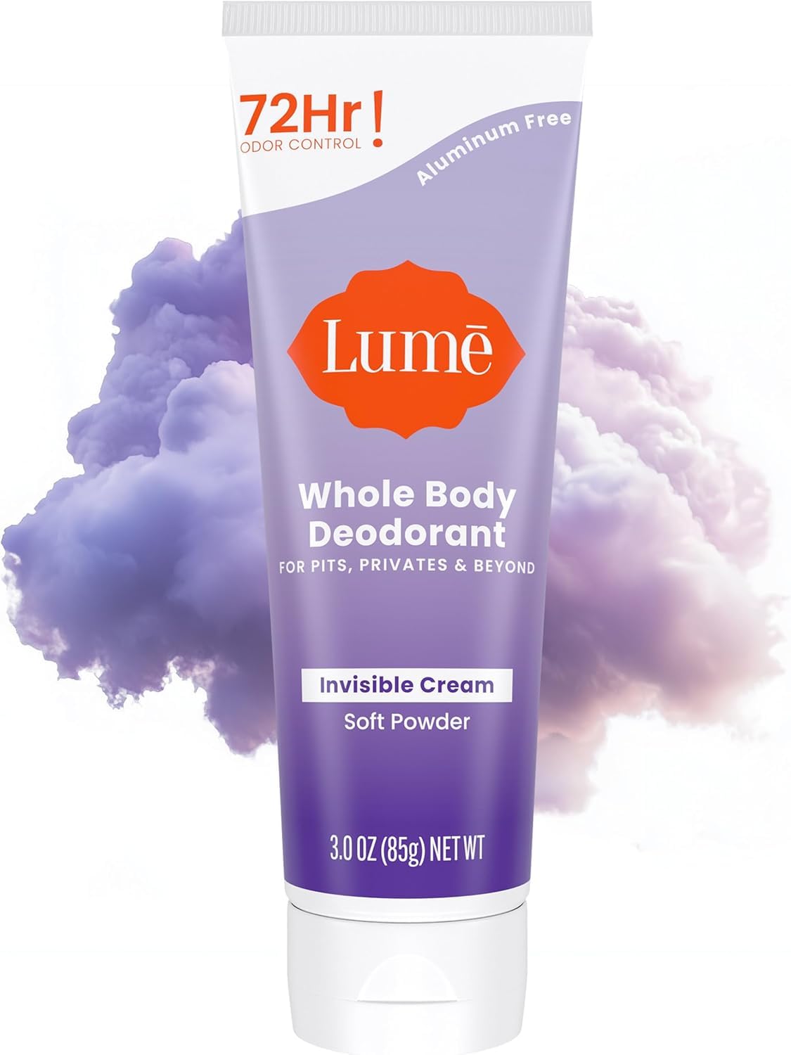 Lume Whole Body Deodorant - Cream Tube - 3 oz (Clean Tangerine)