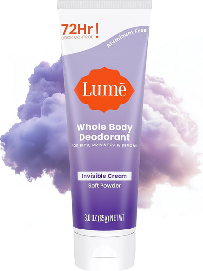 Lume Whole Body Deodorant - Cream Tube - 3 oz (Clean Tangerine)