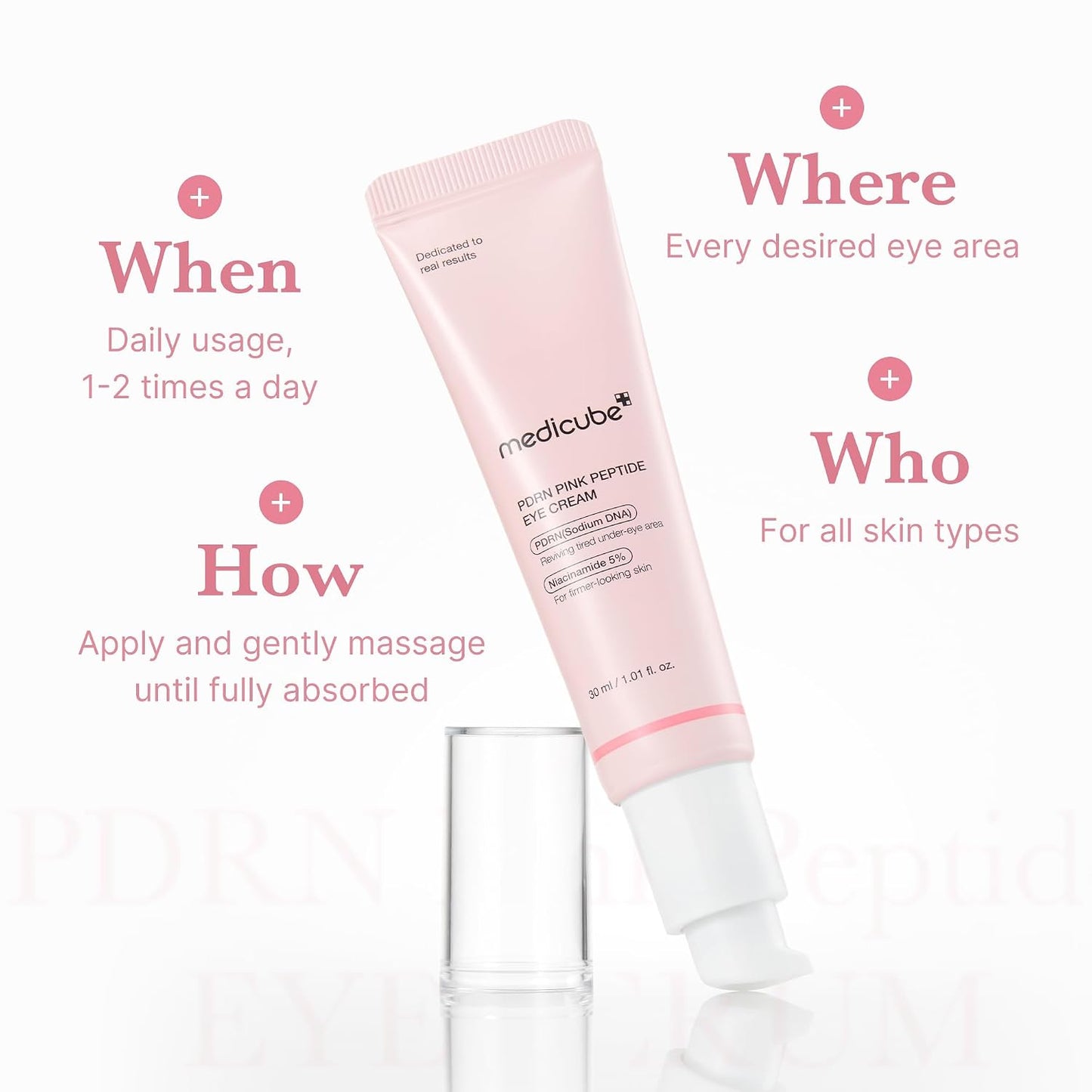 medicube Eye Serum with Salmon DNA PDRN & Pink Peptides