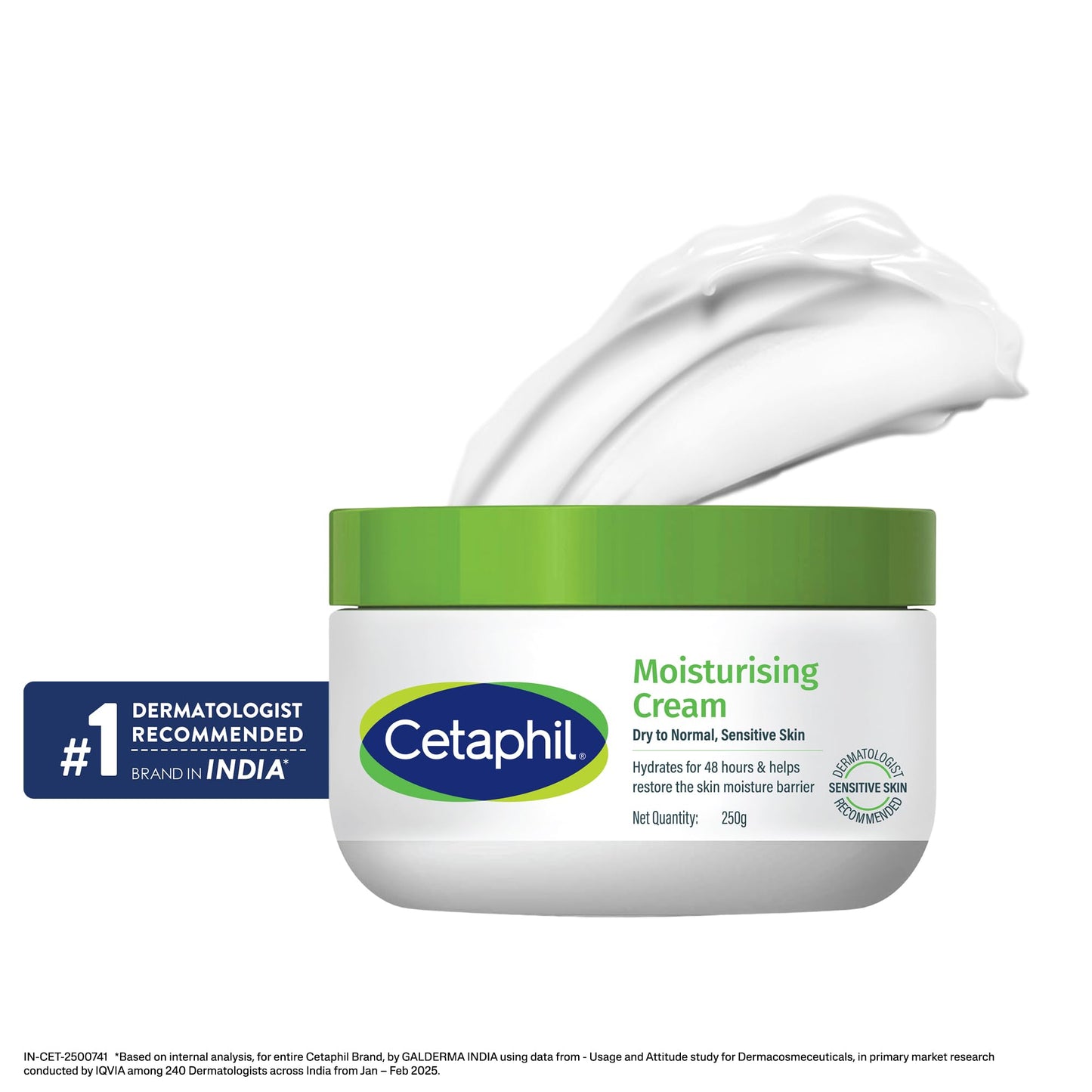 Cetaphil Moisturizing Cream Sensitive Skin, Fragrance Free, 3oz, 3ct