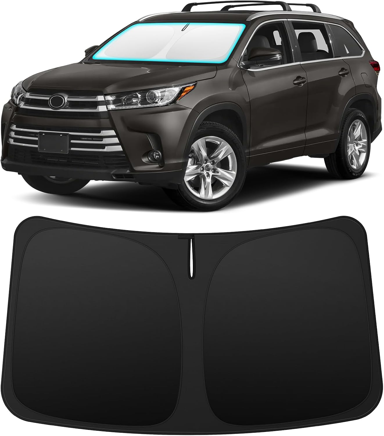 INSAUTO Custom Fit Windshield Sun Shade for Nissan Frontier 2005-2021