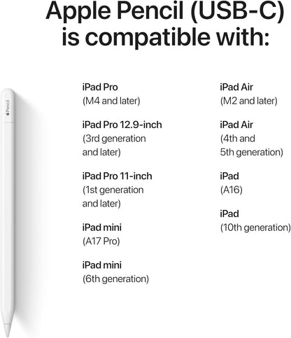Apple Pencil (USB-C): Device Compatibility Check Required