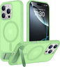 Magnetic Compatible with iPhone 14 Pro Max Case, [Built-in Invisible Kickstand][Compatible with MagSafe] [Military Grade Shockproof] Slim Translucent Matte Phone Case for iPhone 14 Pro Max 6.7"